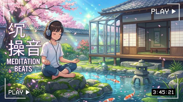 糖心vlog日式庭院生活视频